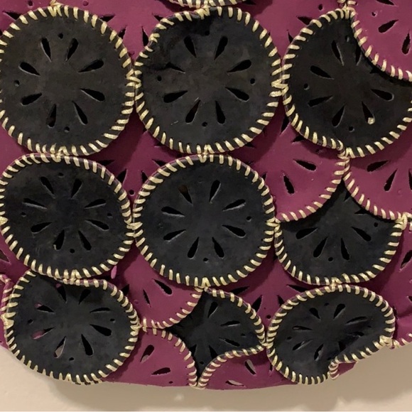 Anthropologie hippie chic suede shopper bag - Picture 2 of 3